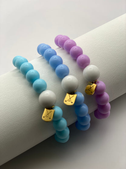 Golf Stroke Counter Bracelet - Baby Blue