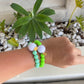 Golf Stroke Counter Bracelet - NEON GREEN