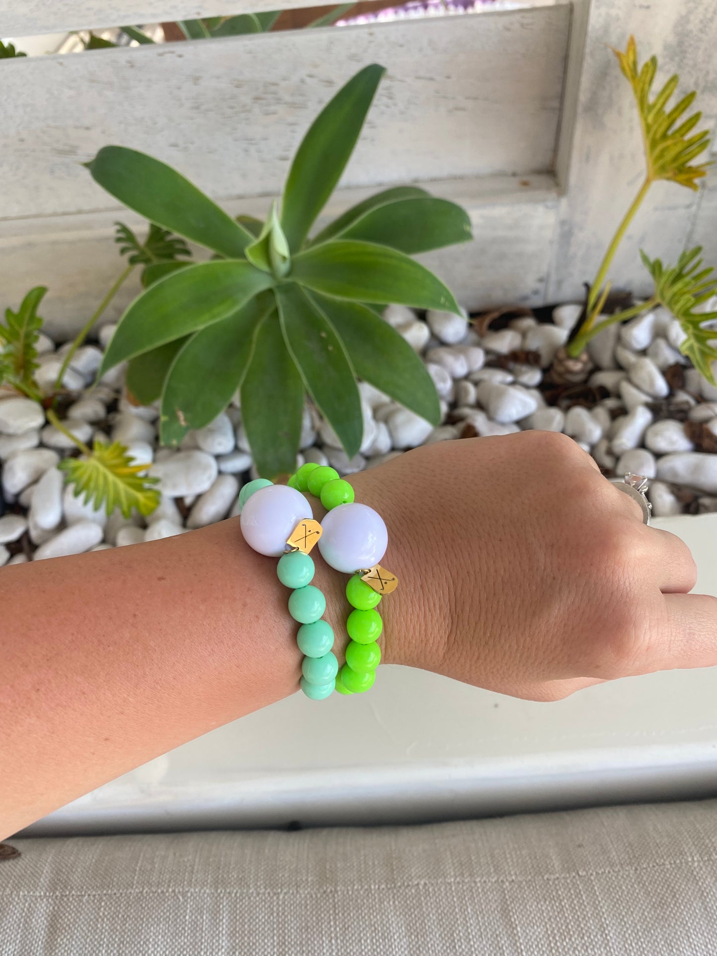 Golf Stroke Counter Bracelet - NEON GREEN