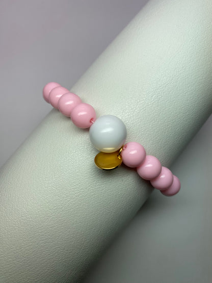 Golf Stroke Counter Bracelet - Baby Baby Light Pink