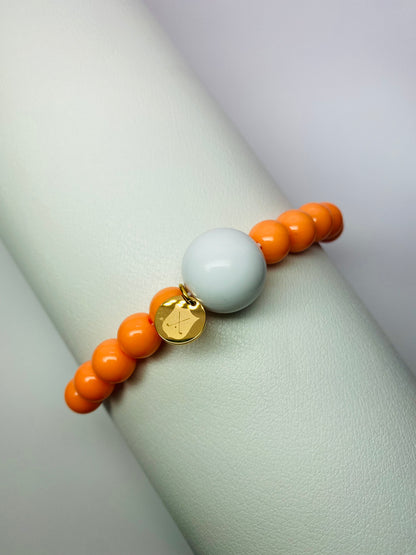 Golf Stroke Counter Bracelet - Mandarin Orange