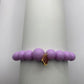 Golf Stroke Counter Bracelet - Lilac on Lilac - XS 12 mm Middle Bead LIMITED