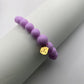 Golf Stroke Counter Bracelet - Lilac on Lilac - XS 12 mm Middle Bead LIMITED